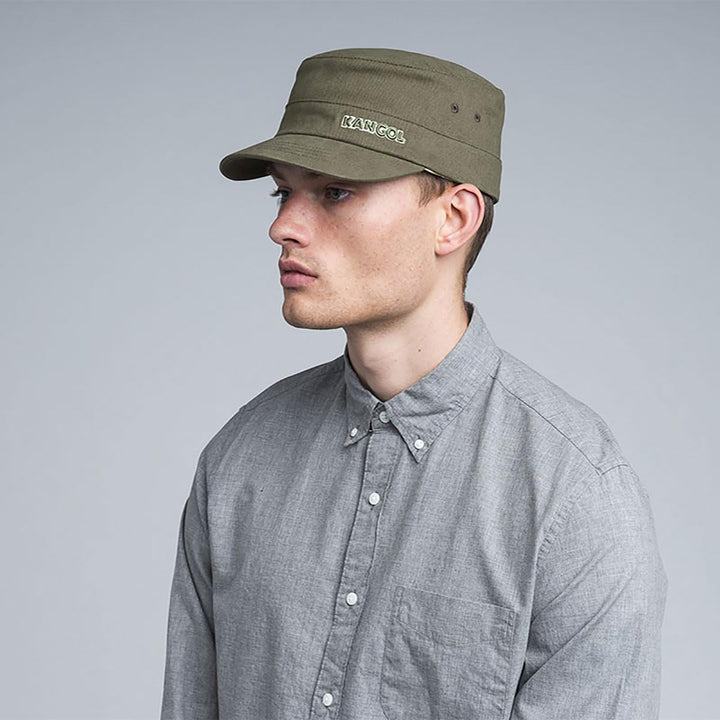 Kangol Herren Cap Cotton Twill Army XXL Grün (Army Green), XXL Grün (Army Green)
