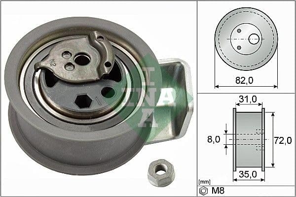 INA 530 0091 31 Wasserpumpe + Zahnriemensatz