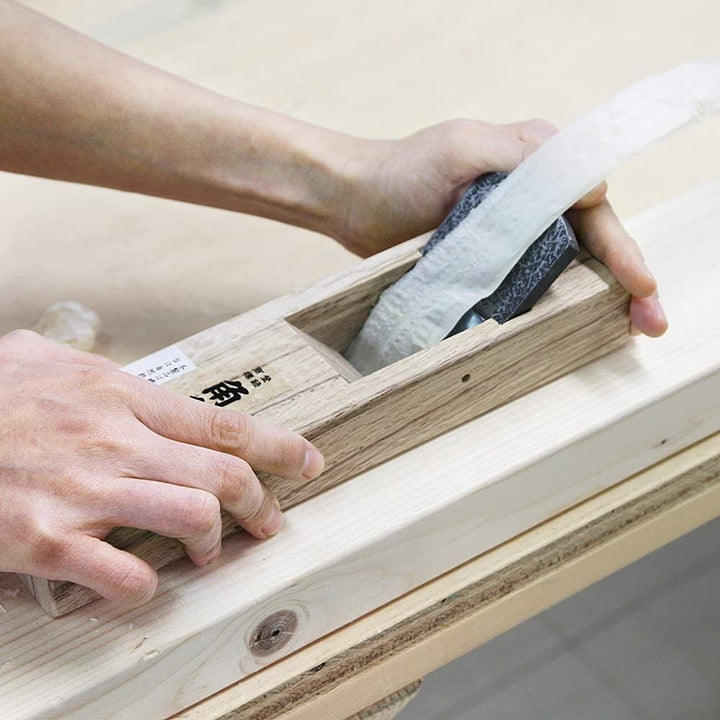 KAKURI Japanischer Blockhobel, 50 mm für Holzbearbeitung, Kanna Japanischer Glätthobel, manueller Ha