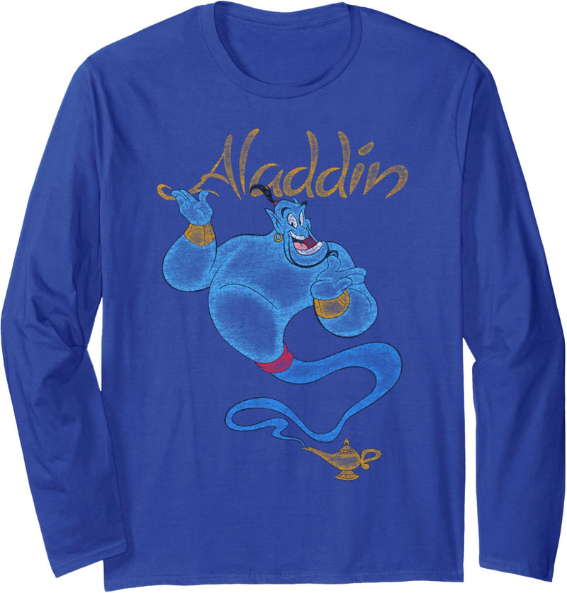 Disney Aladdin Distressed Genie Floating Langarmshirt