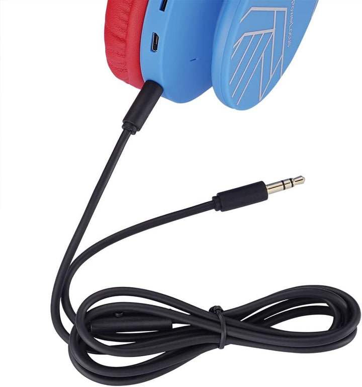 PowerLocus Bluetooth Kopfhörer Kinder, Kinderkopfhörer Over-Ear mit 85dB Lautstärkebegrenzung, Faltb