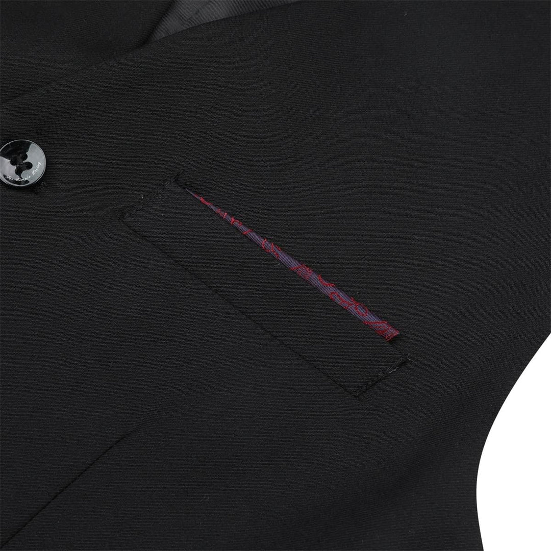 Allthemen Herren Weste Slim fit V Ausschnitt Anzugweste Ärmellose Westen für Business Hochzeit M #92