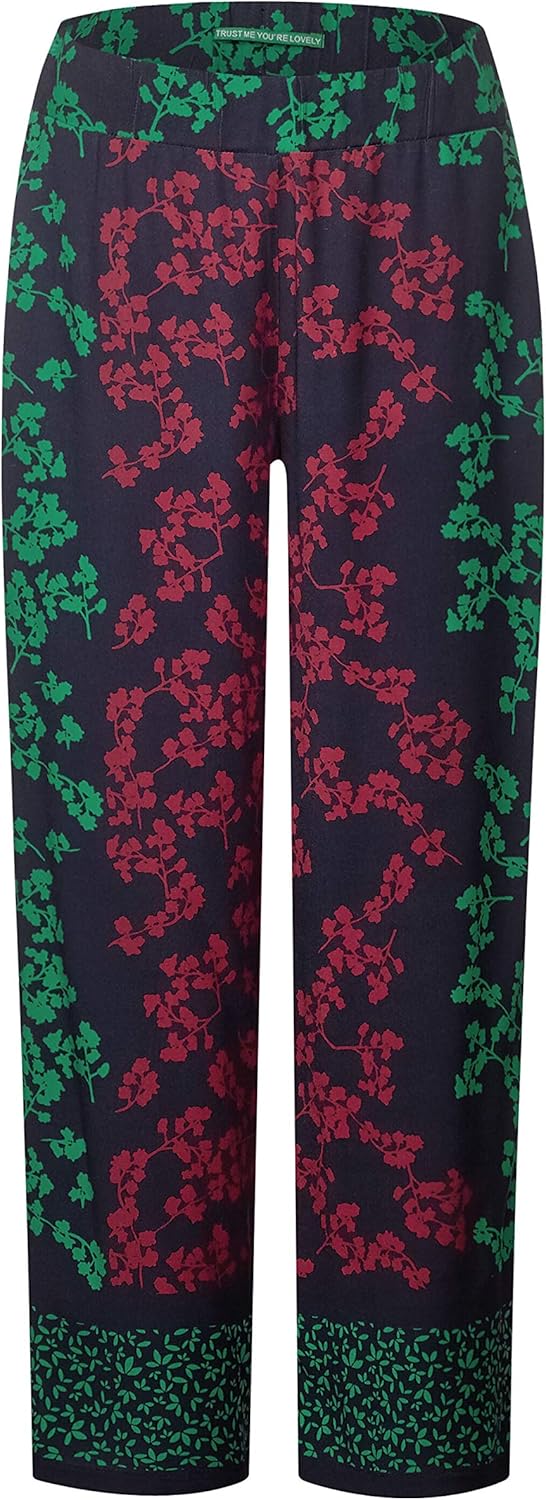 Street One Damen 372359 Hose, deep Blue, W24/L26(Herstellergrösse:36)