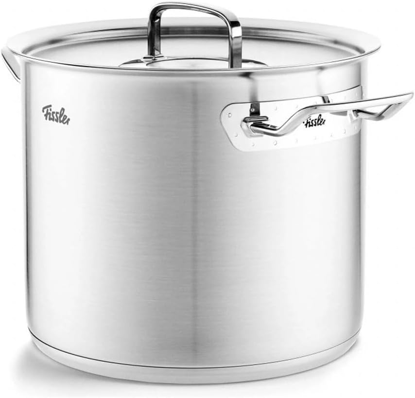 Fissler Original-Profi Collection/hoher Edelstahl-Kochtopf (Ø 20 cm, 5,2 L) Töpfe inkl. Metall-Decke