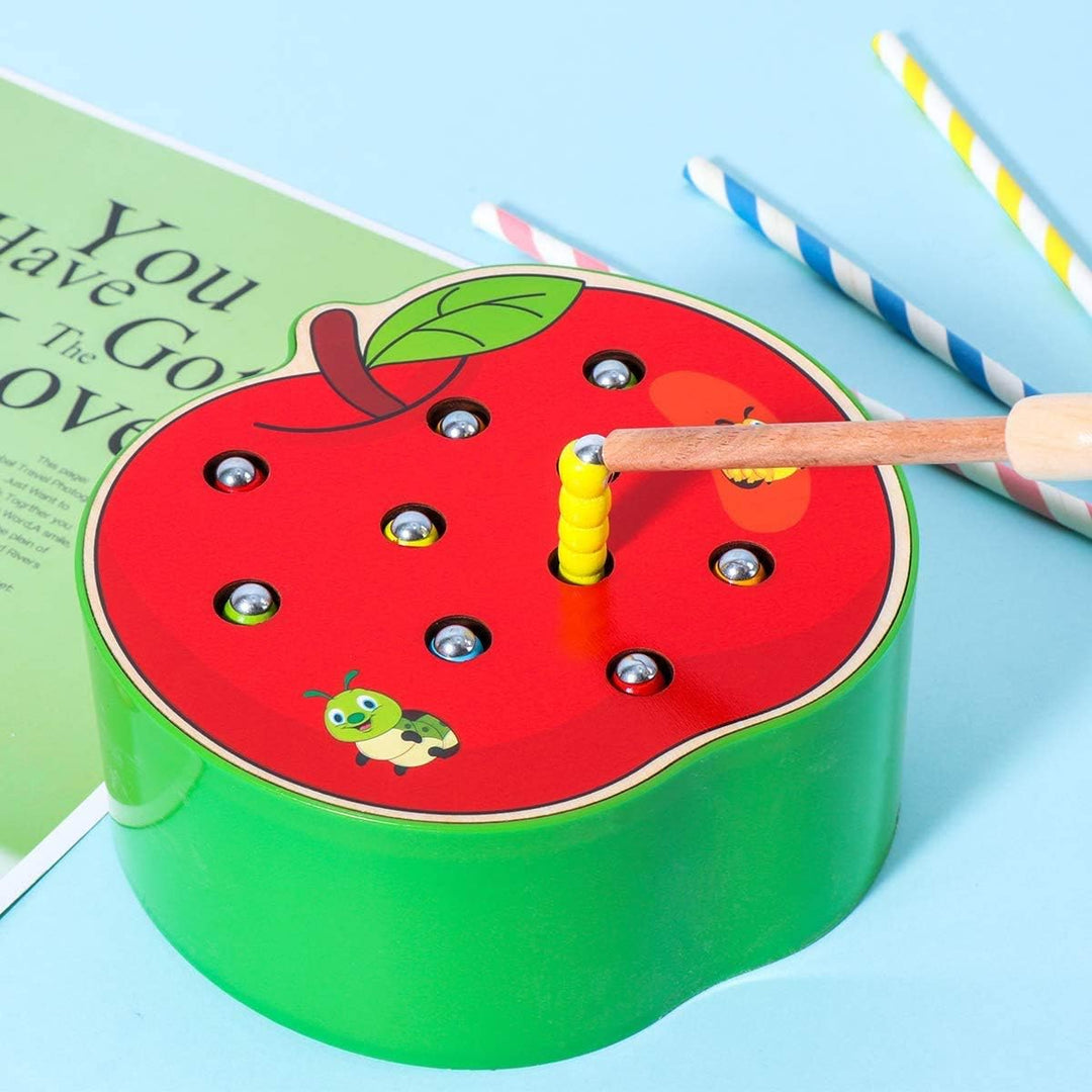 Afufu Kinderspielzeug ab 1 2 3 4 5 Jahren, Holz Montessori Spielzeug für Babys, Holzspielzeug Fangen