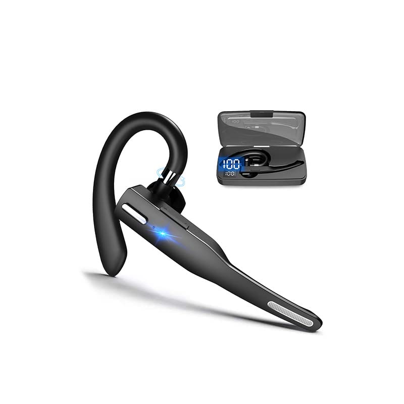 Cuifati YYK-525 Business-Headset, Kabellose Over-Ear-Kopfhörer mit Mikrofon, mit 500-mA-Ladeetui, pa