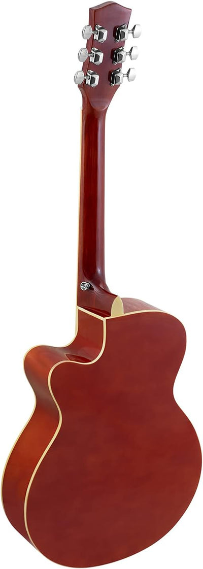 TIGER ACG1-NT34 3/4 Akustikgitarre, mit Stahlsaiten bespannte Small Body Akustikgitarre für das Alte