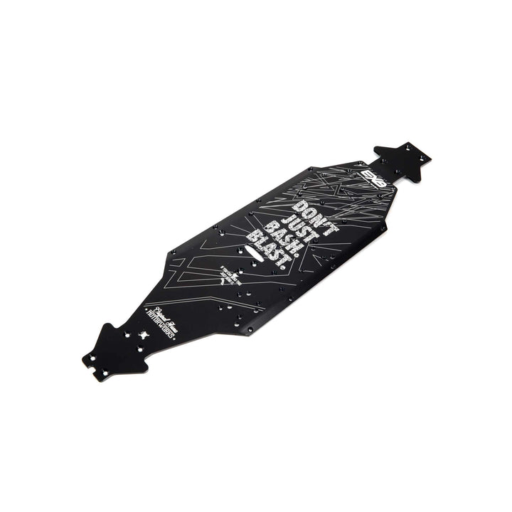ARRMA Aluminium-Chassis CNC 7075 T6 LWB, Schwarz: EXB, ARA320571