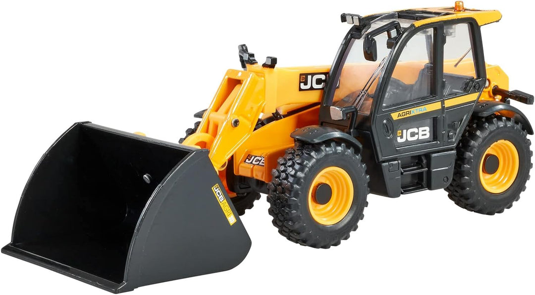 Britains 43325 AGRIXTRA Loadall Bauernhofspielzeug – Teleskopgriff JCB AGRI Truck – Sammelbares Trak