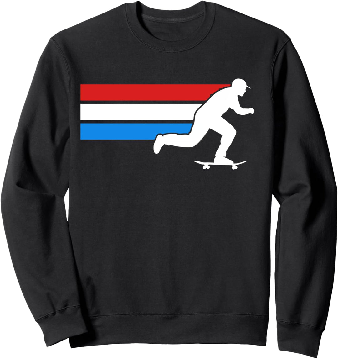 USA Skateboarder American Skateboarder Sweatshirt