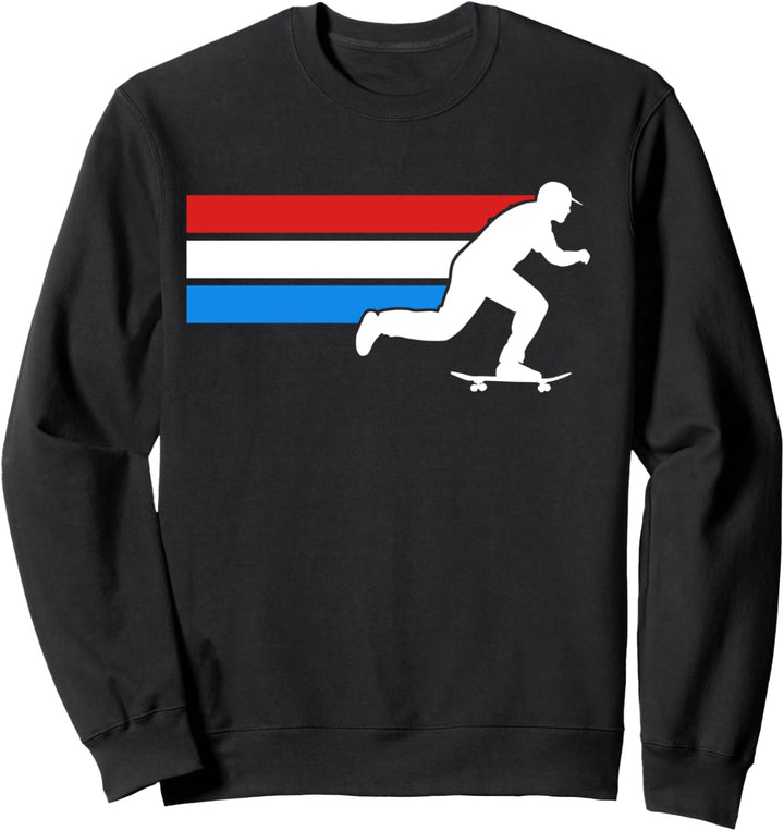 USA Skateboarder American Skateboarder Sweatshirt