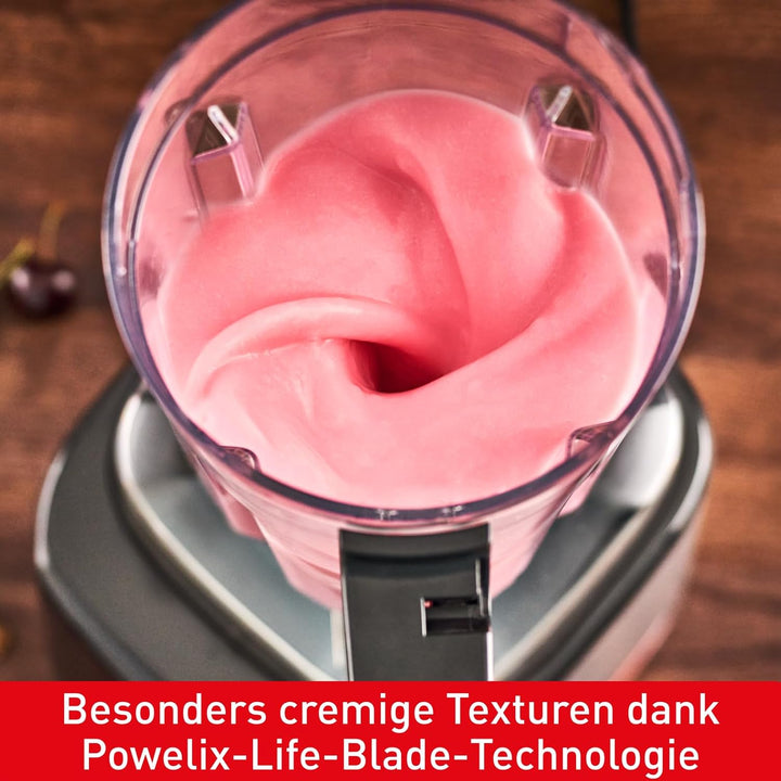 Tefal InfinyMix Hochgeschwindigkeits-Standmixer, 5 Auto-Programme + manuelle Einstellung, 2,6-l-Trit