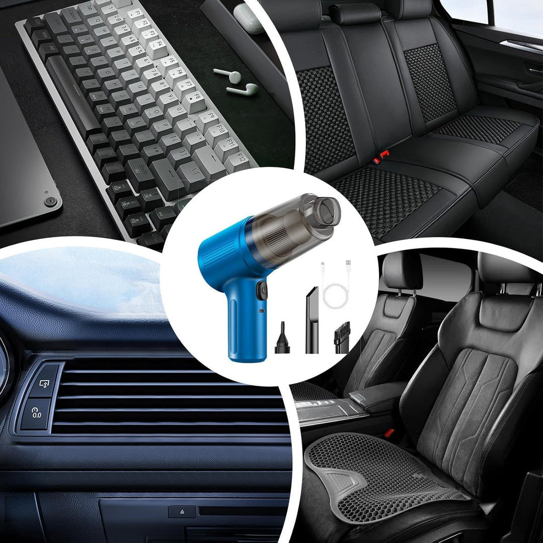 Staubsauger fürs Auto,Handstaubsauger,Akku-Handstaubsauger mit hoher Saugkraft, kabelloser Auto-Stau