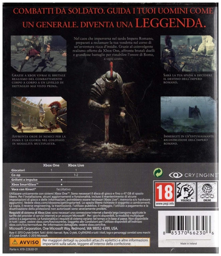 Ryse:Son of Rome (Xbox One)