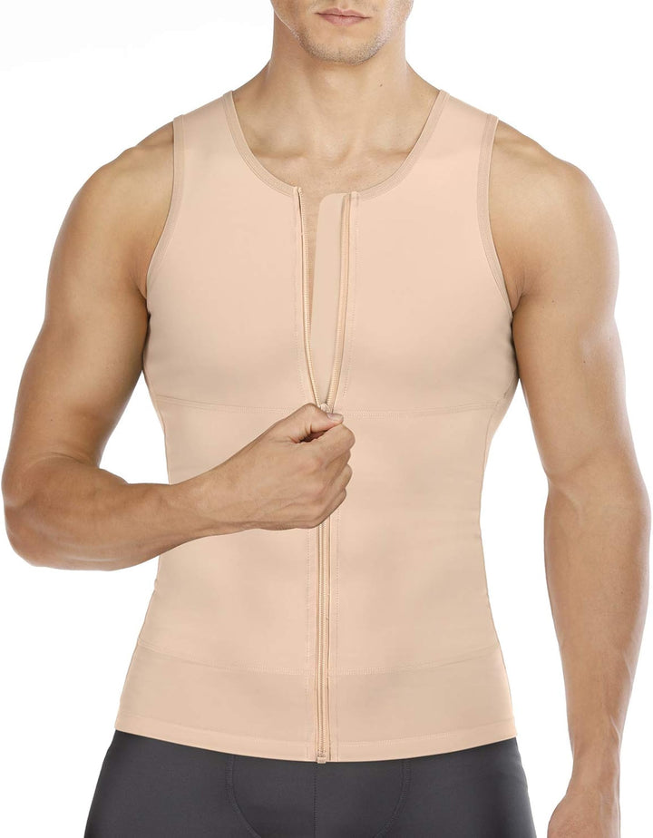 Gotoly Herren Unterhemden Shapewear Workout Tank Tops Figurformend Funktionsshirt Body Shaper Bauch