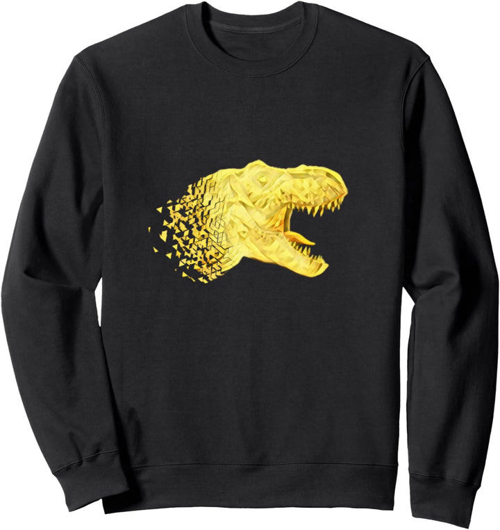 T-Rex Motiv Schädel Tyrannosaurus Rex Urzeit Dinosaurier Sweatshirt