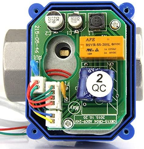 U.S. Solid Motorisierter Kugelhahn 3/4 Zoll, Edelstahl-Kugelhahn mit Vollanschluss, 9-24 V AC/DC und