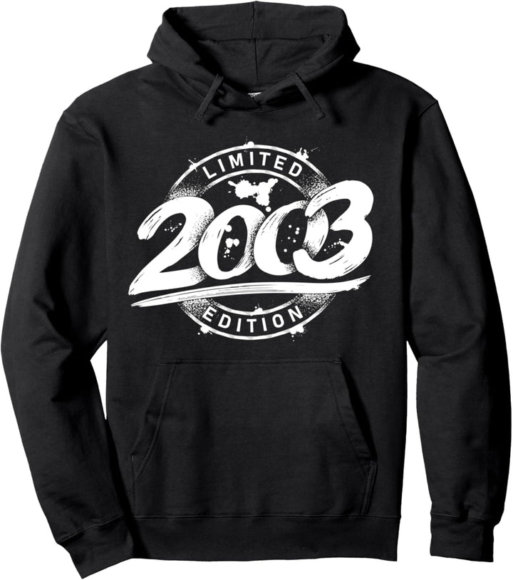 Limited Edition Jahrgang 2003 19. Geburtstag 19 Jahre Pullover Hoodie