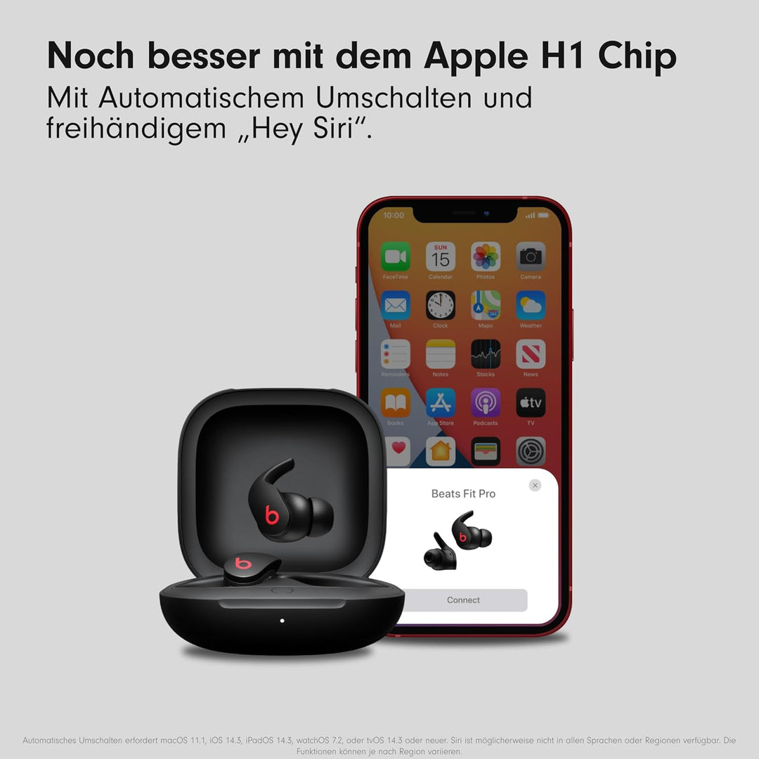 Beats Fit Pro – Komplett kabellose In-Ear Kopfhörer – Aktives Noise-Cancelling, Kompatibel mit Apple