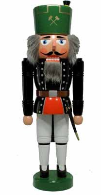 Rudolphs Schatzkiste Nussknacker Bergmann Höhe 42cm NEU Weihnachten Seiffen Nutcracker Nüsse Erzgebi