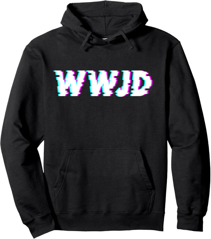 Christliches Design , christlicher Spruch WWJD ,Team Jesus Pullover Hoodie