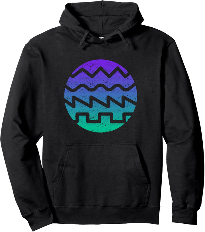 Synthesizer Waveform Pullover Hoodie