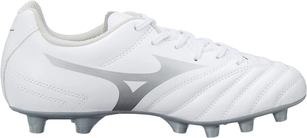 Mizuno Monarcida NEO II Select Jr Fussballschuh, White/Hologram, 34.5 EU