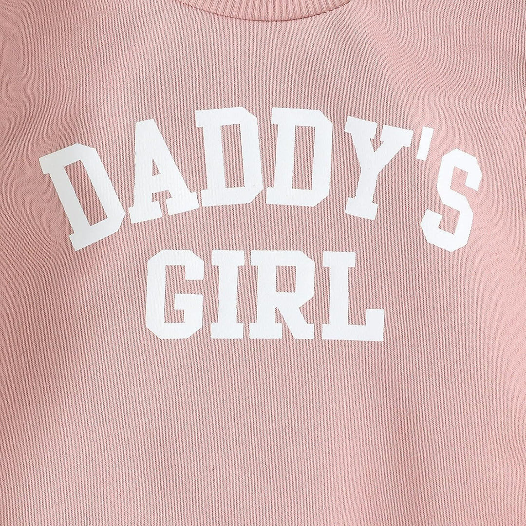 WYTbaby Baby Kleidung Mädchen Neugeborenes Outfits Langarm Pullover Sweatshirt Und Lange Hosen Daddy