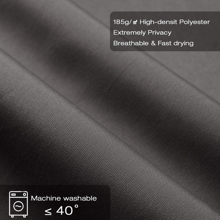 Terrassen Sichtschutz 90cm x 800cm- Balkonumspannung Meterware 100% PrivatsphäRe. Pflegeleichtes, fü
