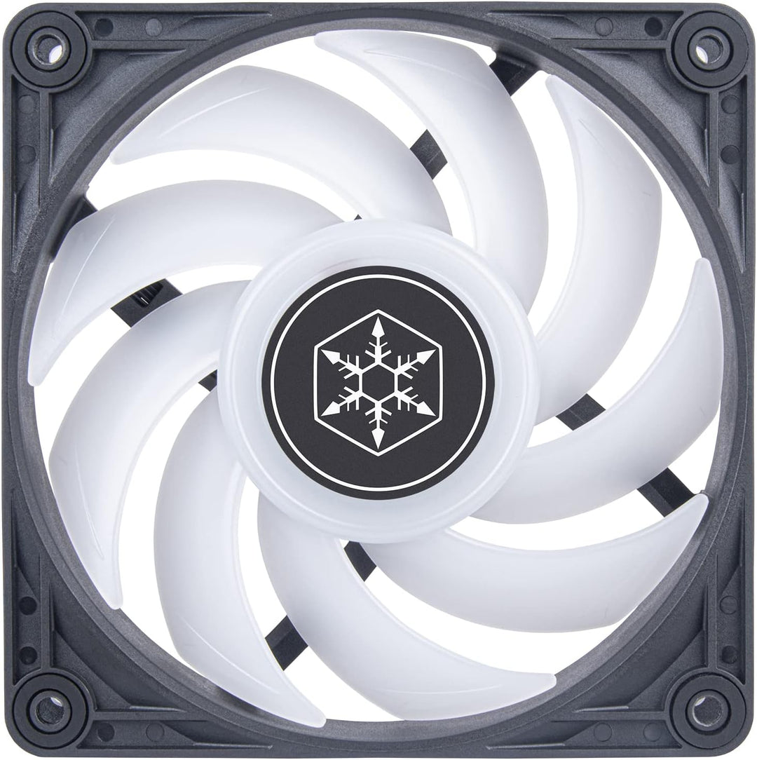 SilverStone Vista Performance PWM Lüfter, ARGB - 120 mm, Schwarz