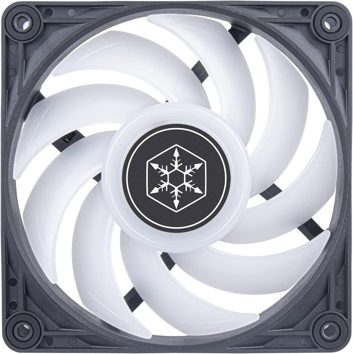 SilverStone Vista Performance PWM Lüfter, ARGB - 120 mm, Schwarz