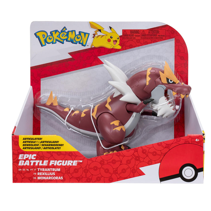 Pokemon PKW3422 - Epic Figure Monargoras, offizielle bewegliche Figur, 30 cm