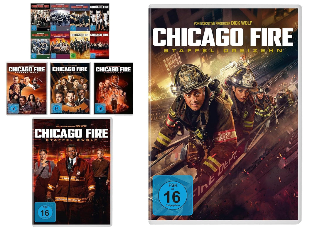 Chicago Fire - Die kompletten Staffeln 1+2+3+4+5+6+7+8+9+10+11+12+13 im Set - Deutsche Originalware