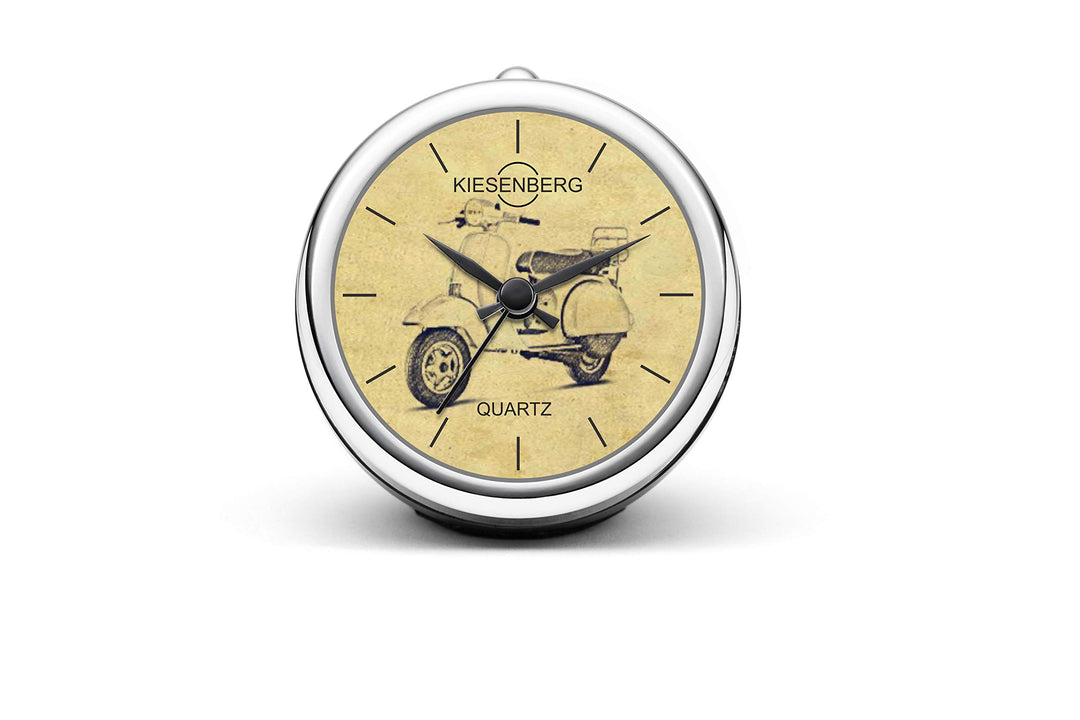KIESENBERG Design Tischuhr Geschenk für Vespa PX Motorrad Fan Uhr T-20424