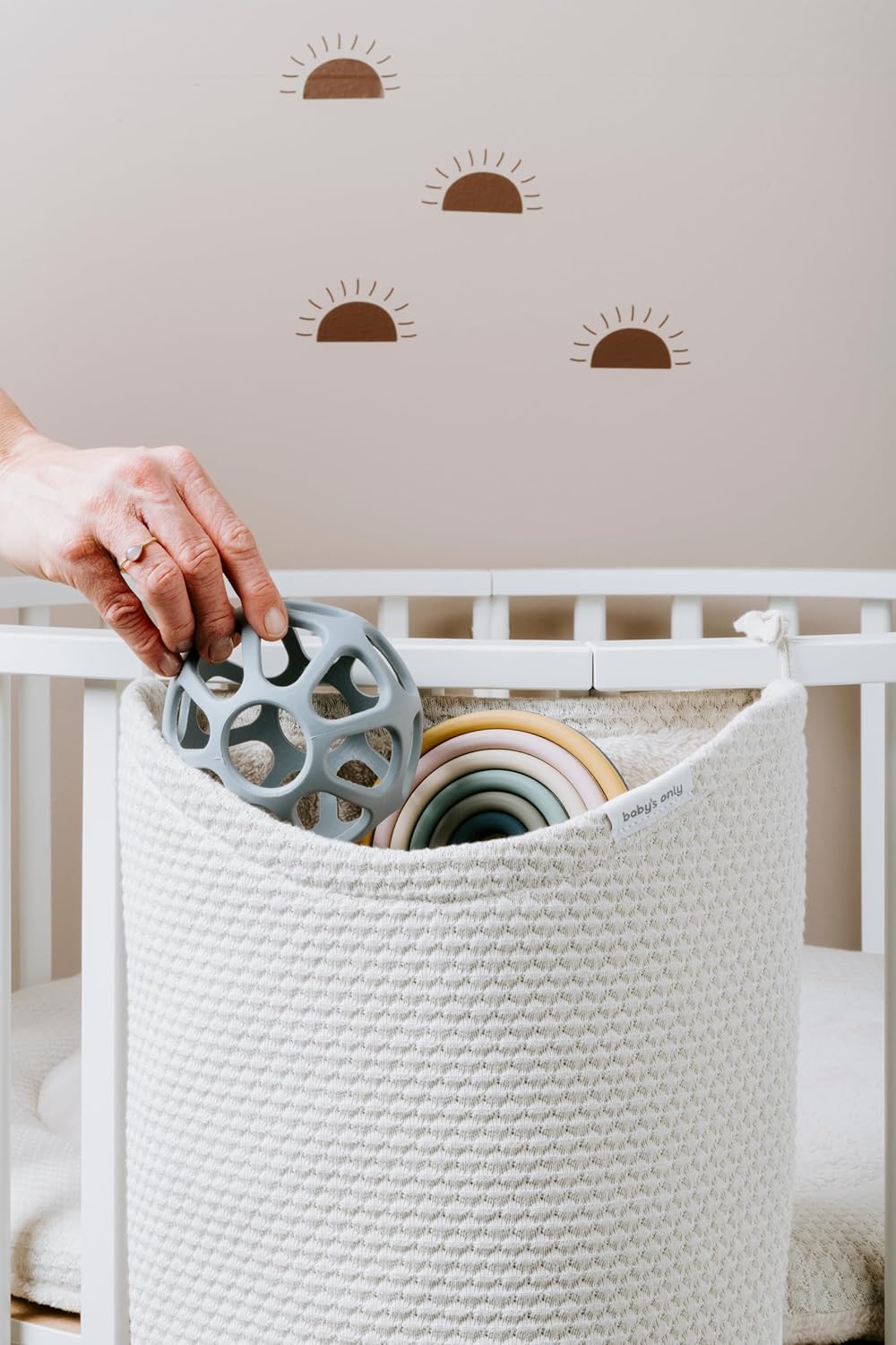 Baby's Only - Spielzeugsack Sky - Laufgittertasche für Spielzeug, Tüchern, Windeln, Kuscheltieren -