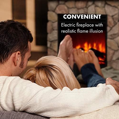 Klarstein Elektrokamin, Elektro Heizungen für Wohnzimmer & Innenräume, Elektrischer Kamin mit LED Fl