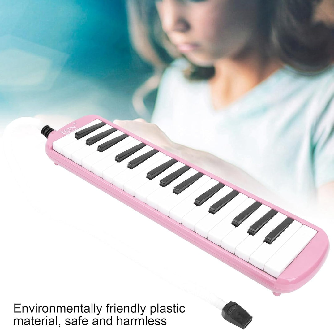 Melodica Melodica mit tragegurt Rosa Melodicas, 32 Tasten Klavierstil Tragbare Melodica für Kinder u