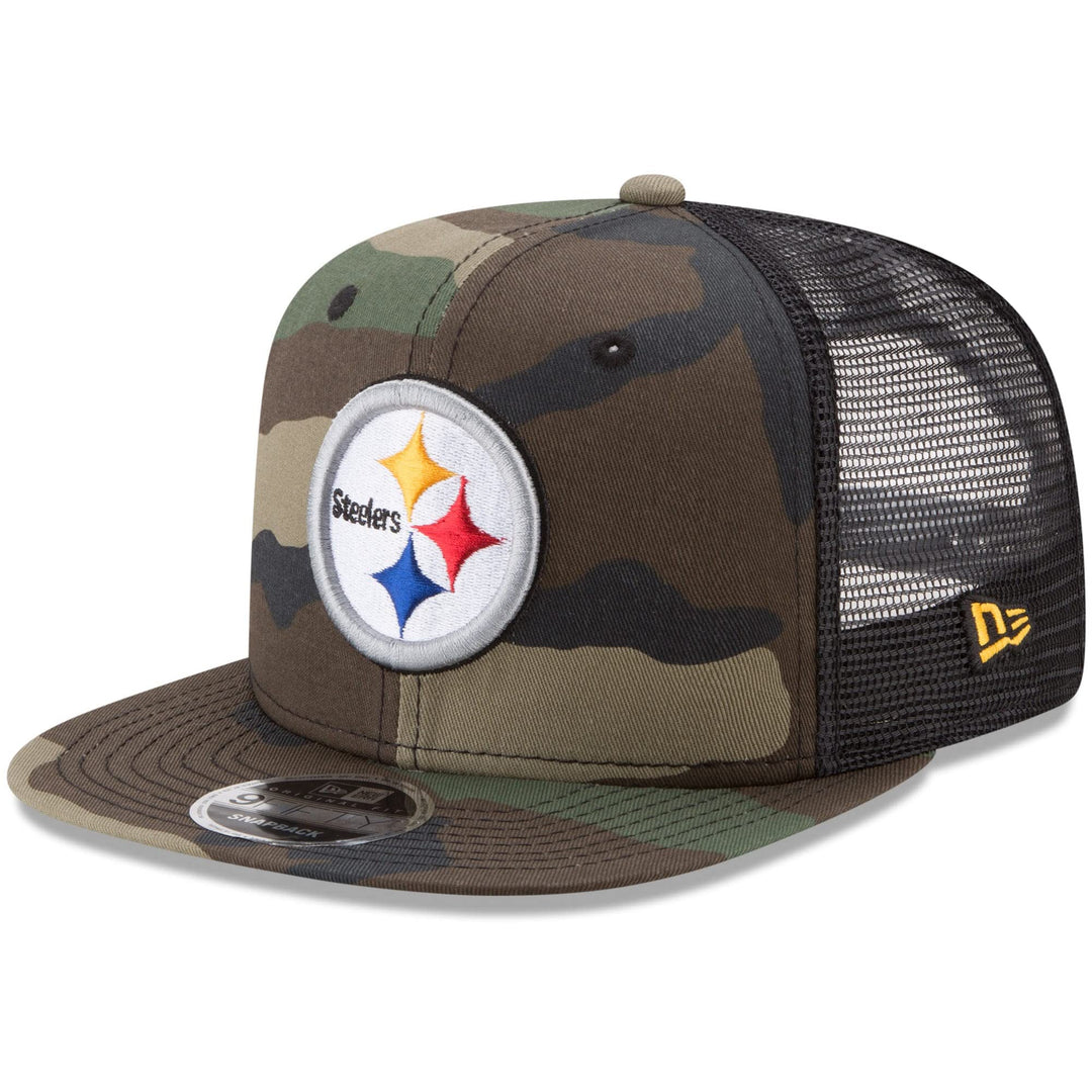 New Era 9Fifty Mesh Snapback Cap Pittsburgh Steelers Wood