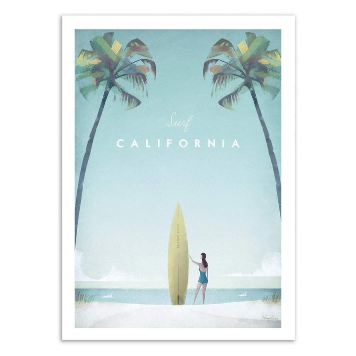 Wall Editions Art-Poster - Visit California - Henry Rivers