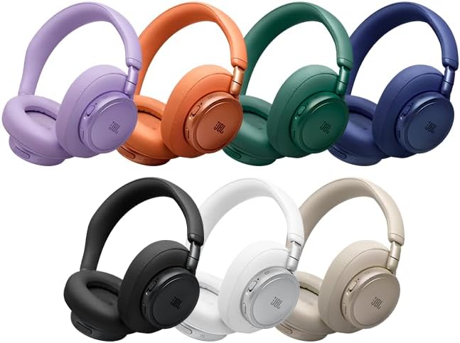 JBL Live 780NC Kabellose Over‑Ear‑Kopfhörer mit Noise Cancelling, Grün | Bluetooth 6.0, Personalisie