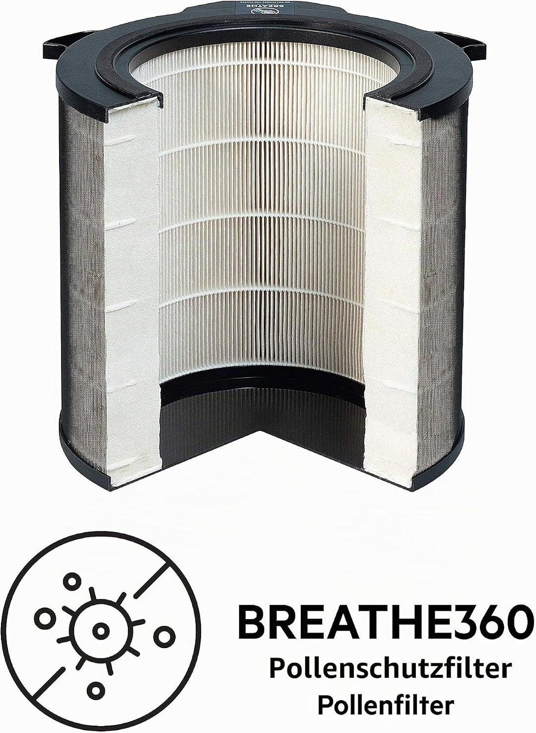 AEG AFDBTH6 Filter BREATHE360 (Passend für AX91-604DG &amp; AX91-604GY Luftreiniger, reduziert 99% der P
