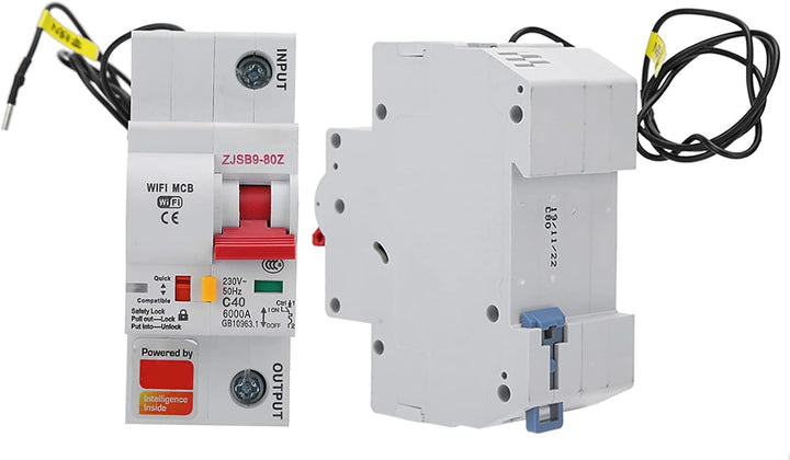 AC220V Smart WIFI-Leistungsschalter Miniatur-Leistungsschalter PA66-DSM Flammhemmende Shell-Unterstü