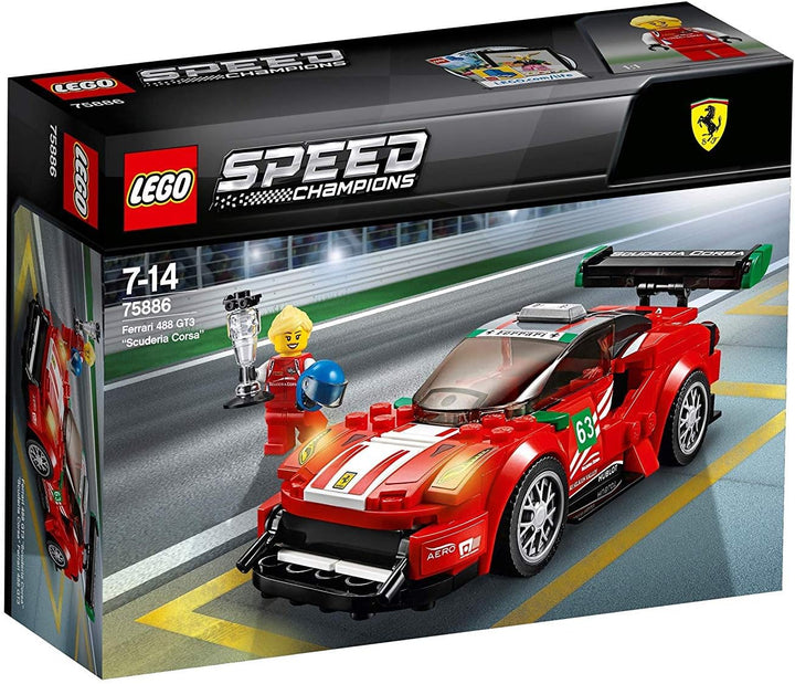 LEGO 75886 Speed Champions Ferrari 488 GT3 “Scuderia Corsa” Single, Single