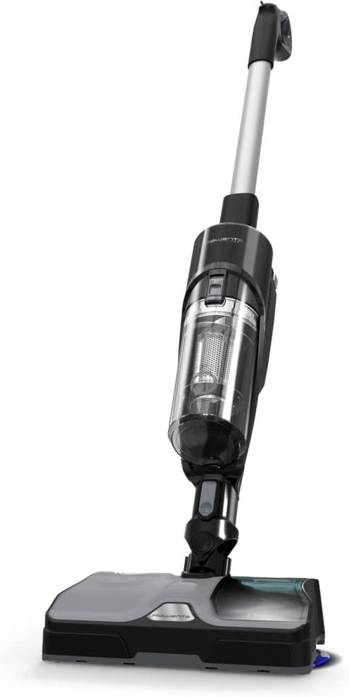 Rowenta X-Combo GZ3039WO Bürststaubsauger, 215 W, 0.55 l, Silber/schwarz