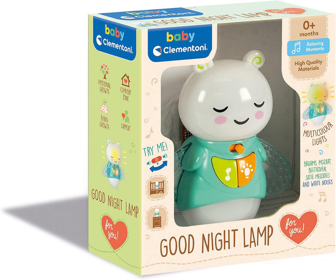 Clementoni 17441 for You Good Night Baby Lampe, Nachtlicht, Projektor, 0 Monate, Mehrfarbig, Nachtli