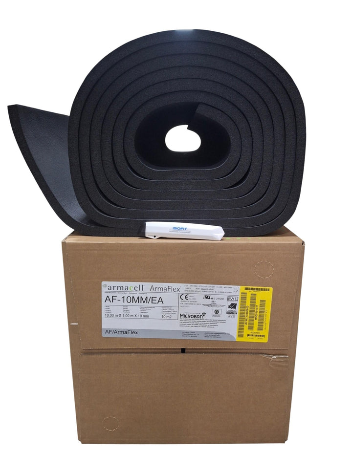 Armaflex AF 10 mm selbstklebend 10 m2 + Original ISOFIT Cuttermesser