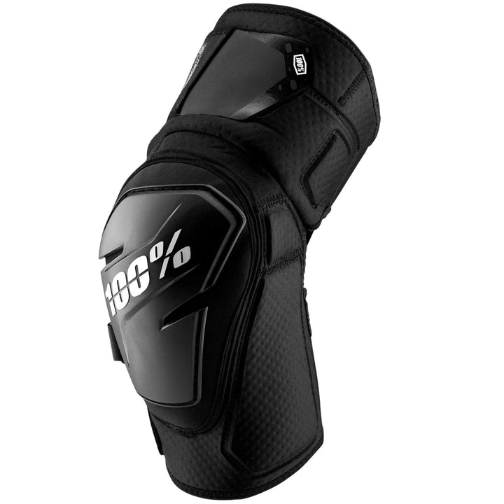 100% Fortis, Knieschoner für Herren L-XL Schwarz, L-XL Schwarz