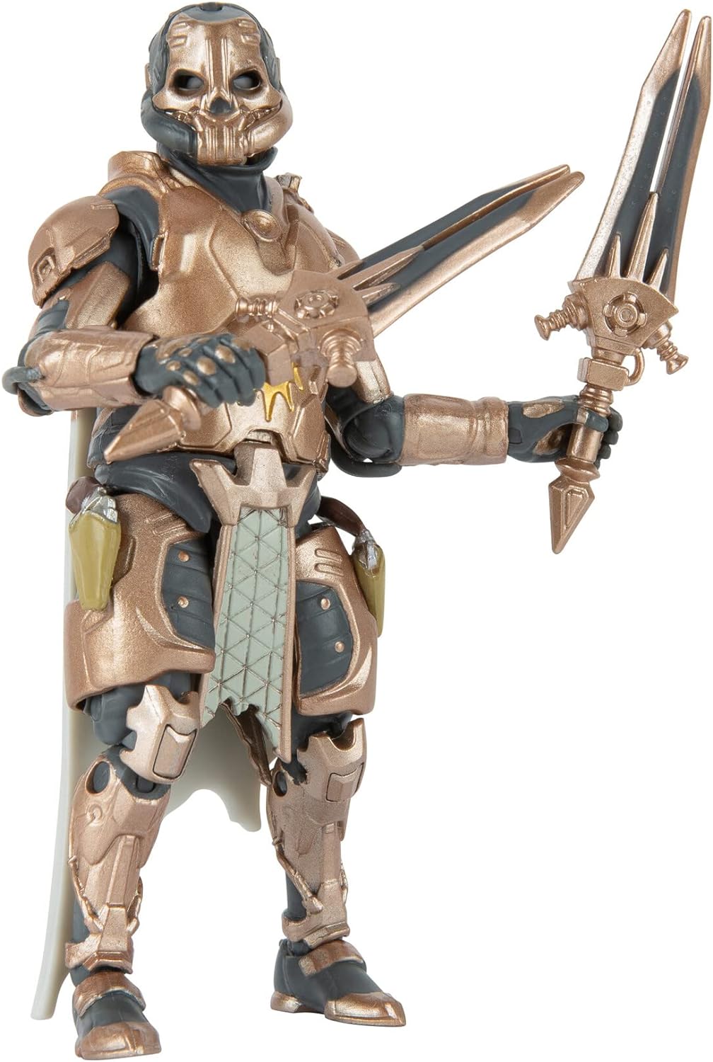 FORTNITE FNT1068 Midas (Master Grade) – 10,2 cm Gelenkfigur mit Rüstung, Rückenbling und Erntewerkze