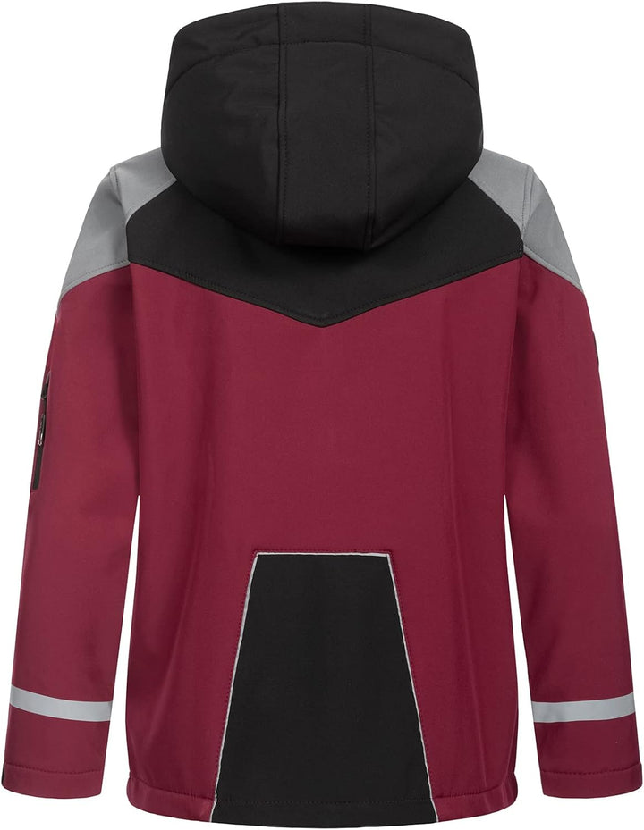 Rock Creek Kinder Softshell Jacke Jungen KJ-101 158 Weinrot, 158 Weinrot