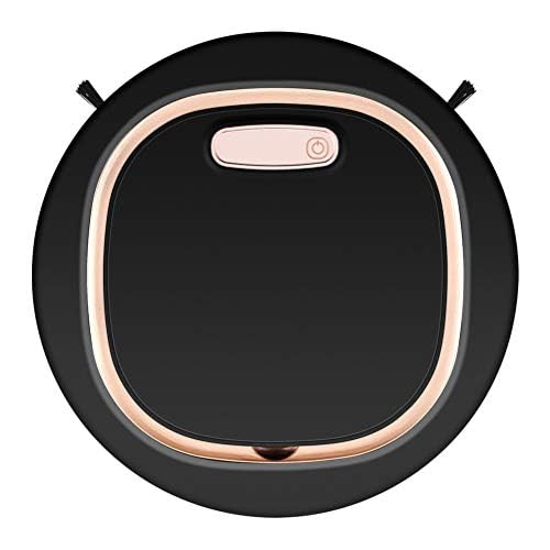 Roboter, 3 in 1 Smart 1200 mAh Akku, Roboter-Staubsauger Böden, Tierhaare, Staub Schwarz, Schwarz